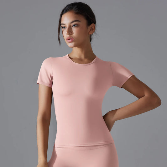 MindMe™ Core Essence Slim-Fit Sports Tee | Breathable High-Stretch Fabric